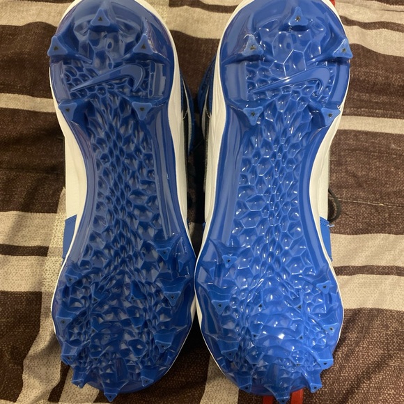 Jordan 1 High Royal Blue Cleats - Picture 3 of 6